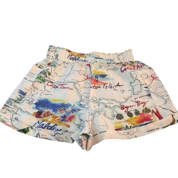 Show me Your mumu Disilvio Shorts Island Getaway In Multi Medium - Picture 2 of 9